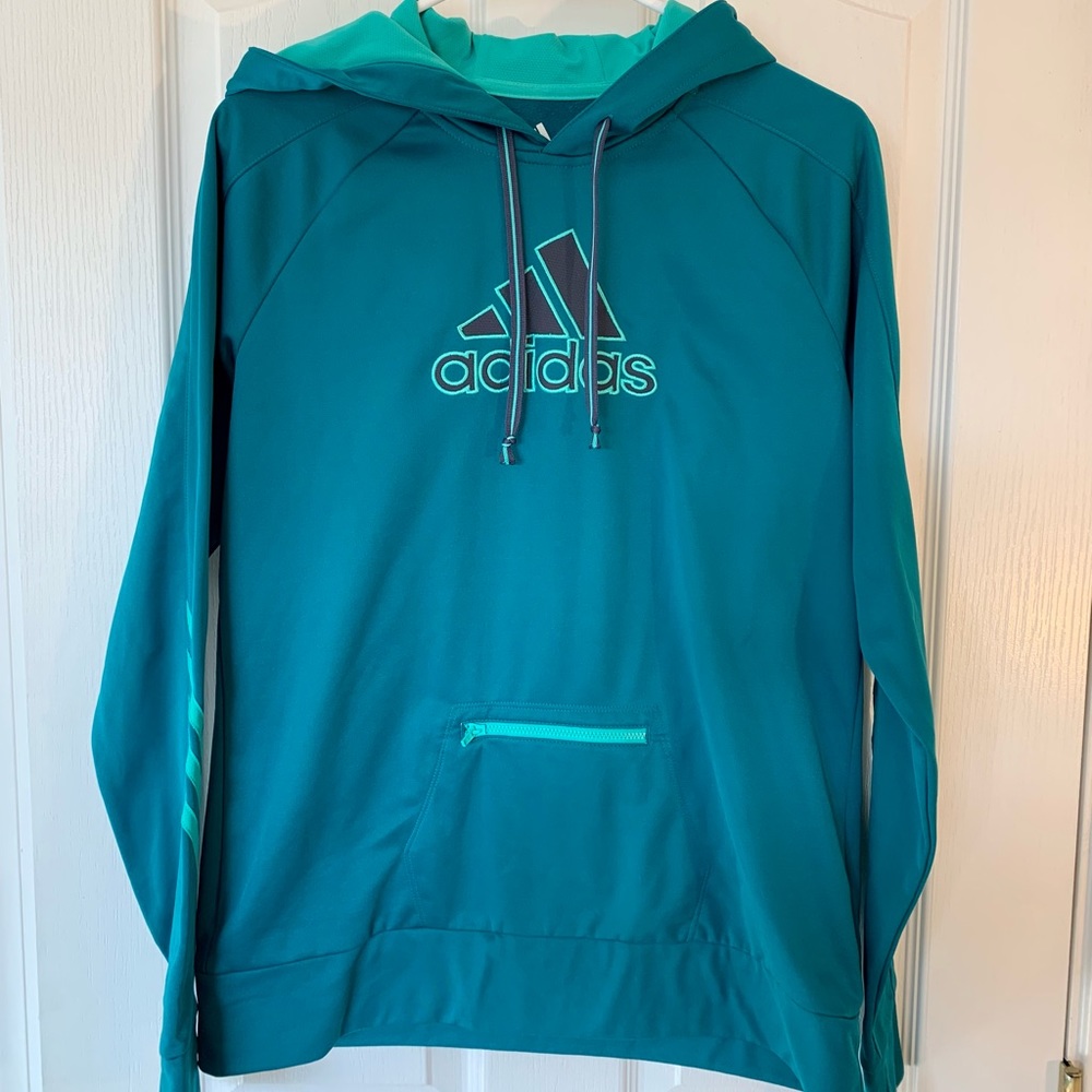 Adidas, Woman’s Medium, Teal Hoodie